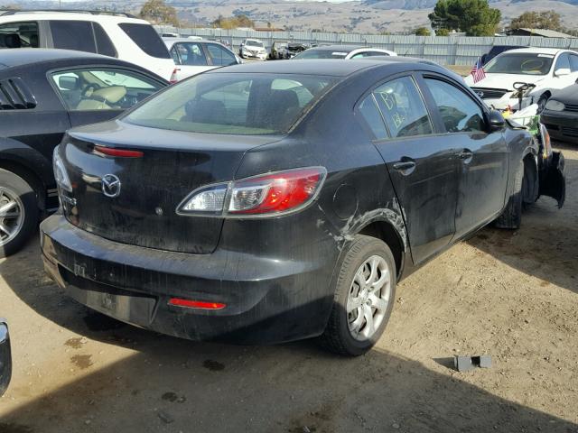 JM1BL1TG1D1833854 - 2013 MAZDA 3 I BLACK photo 4