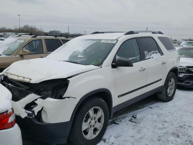 1GKLRKED3AJ172954 - 2010 GMC ACADIA SL WHITE photo 2