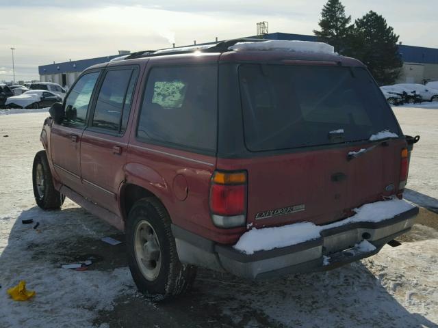 1FMDU34X8VUC87534 - 1997 FORD EXPLORER RED photo 3