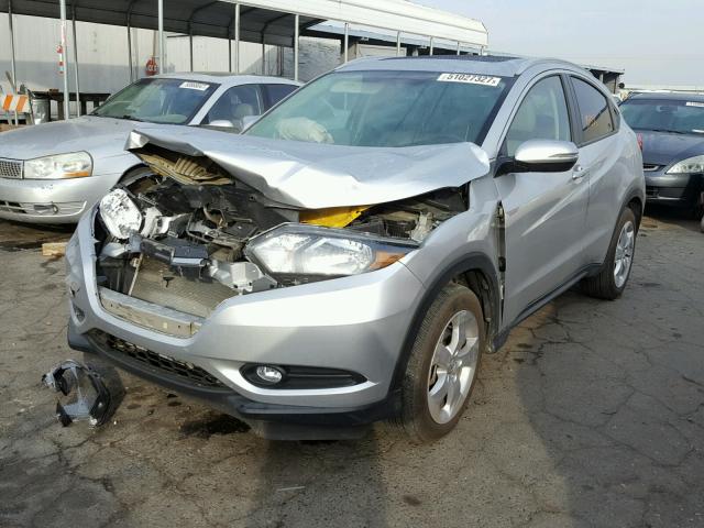 3CZRU6H79GM754032 - 2016 HONDA HR-V EXL SILVER photo 2