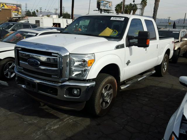 1FT7W2BT9GEB95223 - 2016 FORD F250 SUPER WHITE photo 2