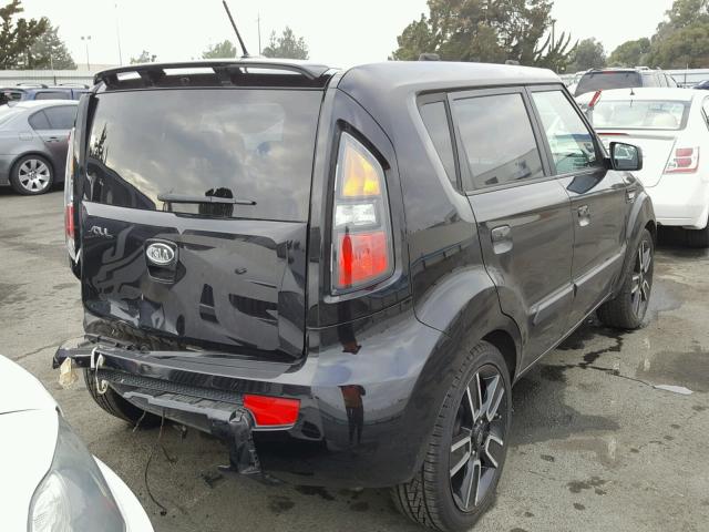 KNDJT2A2XA7128939 - 2010 KIA SOUL BLACK photo 4