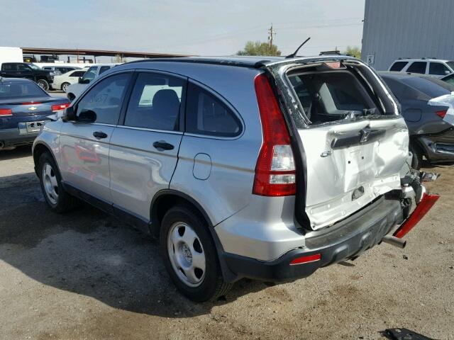 3CZRE38319G701688 - 2009 HONDA CR-V LX SILVER photo 3