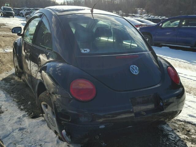 3VWCC21C7XM474413 - 1999 VOLKSWAGEN NEW BEETLE 黑色 照片 3
