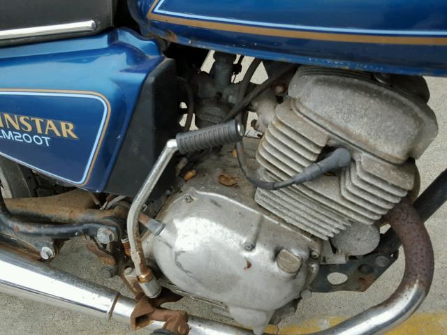 JH2MC0102BM109568 - 1981 HONDA CM200 BLUE photo 7