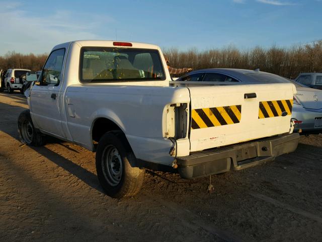 1FTYR10DX4PB50048 - 2004 FORD RANGER WHITE photo 3