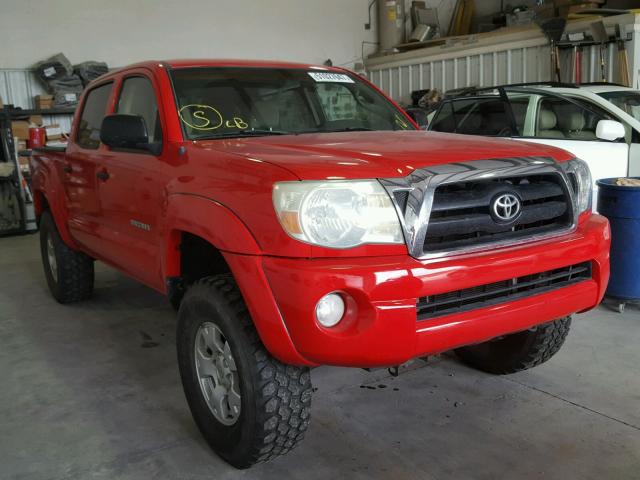 3TMLU42N76M004828 - 2006 TOYOTA TACOMA DOU RED photo 1