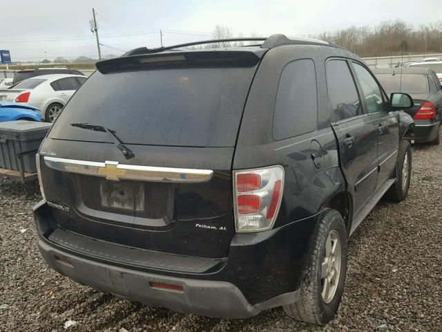 2CNDL63F456024596 - 2005 CHEVROLET EQUINOX LT BLACK photo 4