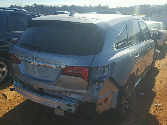 5FRYD3H39HB012831 - 2017 ACURA MDX WHITE photo 4