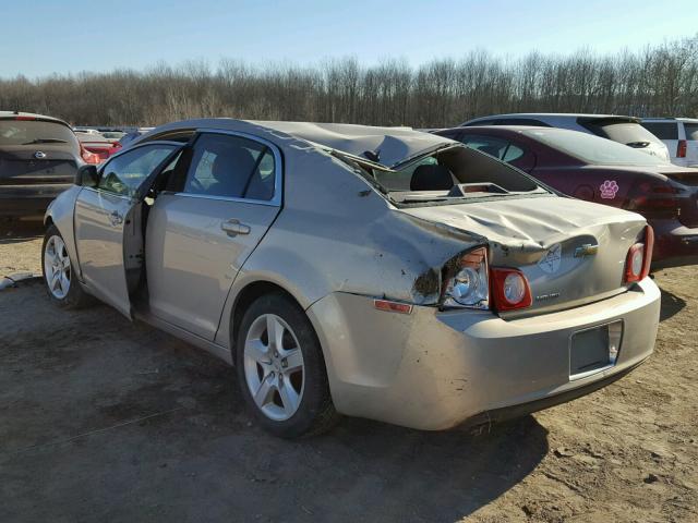 1G1ZB5EB5AF217852 - 2010 CHEVROLET MALIBU LS SILVER photo 3