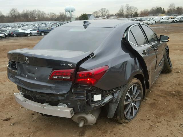 19UUB2F75FA012158 - 2015 ACURA TLX ADVANC GRAY photo 4