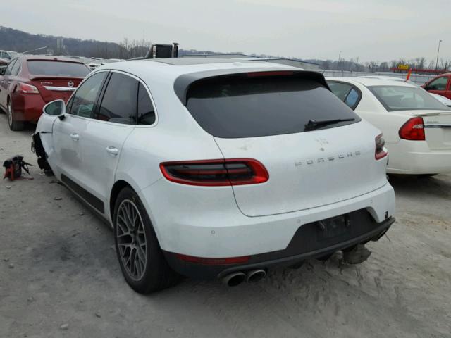 WP1AB2A50FLB50152 - 2015 PORSCHE MACAN S WHITE photo 3