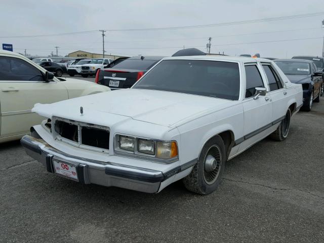 2MECM74F7LX627498 - 1990 MERCURY GRAND MARQ WHITE photo 2