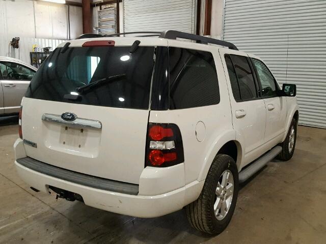 1FMEU6DE9AUA39274 - 2010 FORD EXPLORER X WHITE photo 4