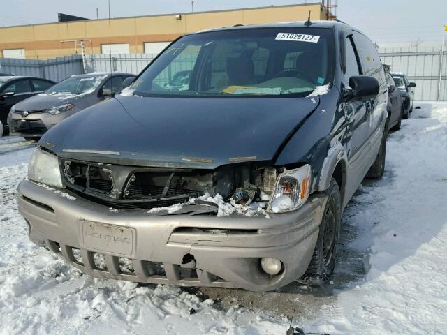 1GMDV33E55D140892 - 2005 PONTIAC MONTANA LU GREEN photo 2