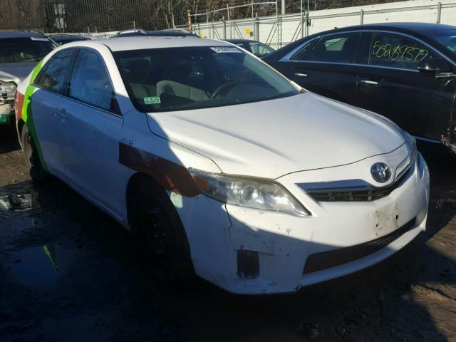 4T1BB3EK2BU142372 - 2011 TOYOTA CAMRY HYBR WHITE photo 1