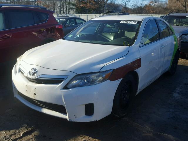 4T1BB3EK2BU142372 - 2011 TOYOTA CAMRY HYBR WHITE photo 2