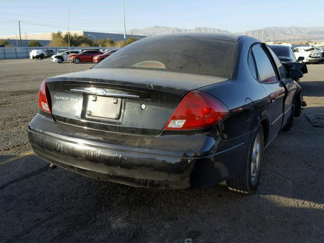 1FAFP55U91A250692 - 2001 FORD TAURUS SES BLACK photo 4