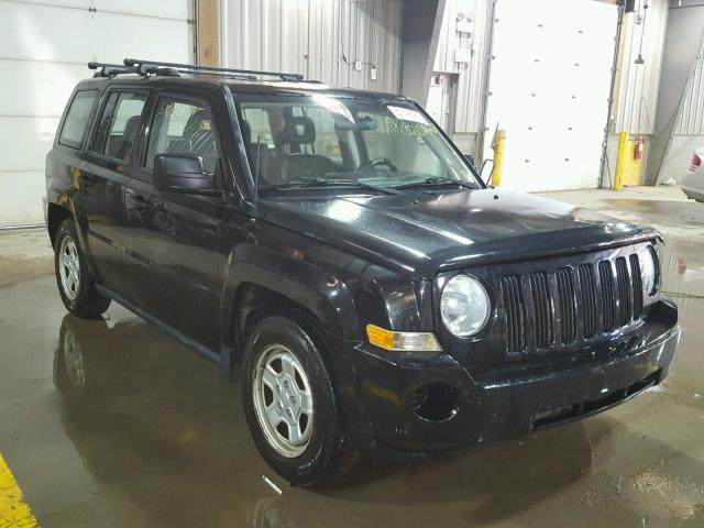 1J8FF28W67D332260 - 2007 JEEP PATRIOT SP BLACK photo 1