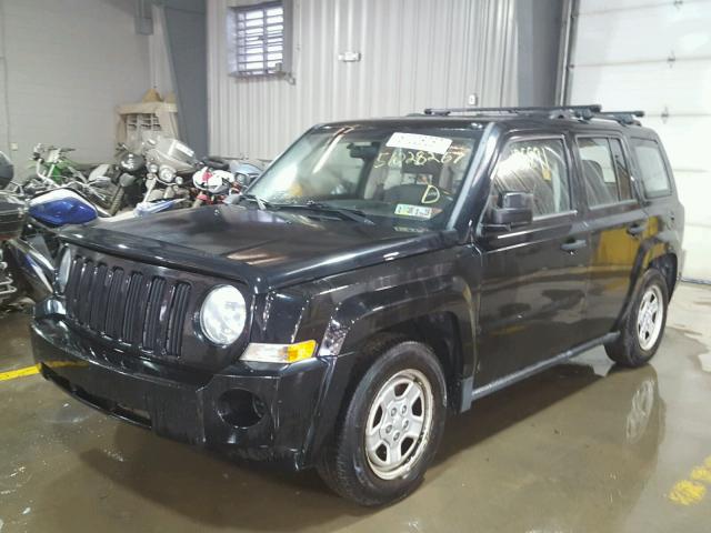 1J8FF28W67D332260 - 2007 JEEP PATRIOT SP BLACK photo 2