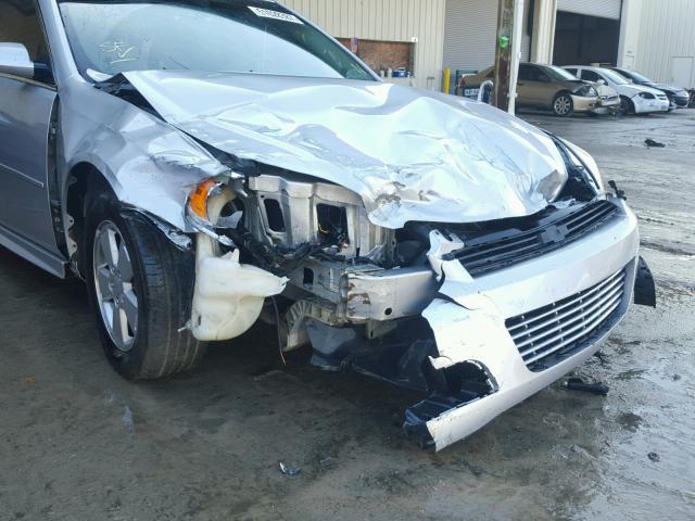 2G1WB5EK6A1193636 - 2010 CHEVROLET IMPALA LT SILVER photo 9