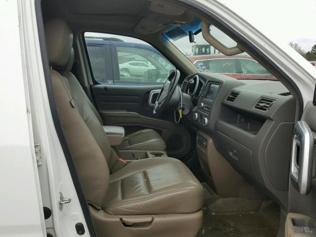 2HJYK16538H511646 - 2008 HONDA RIDGELINE WHITE photo 5