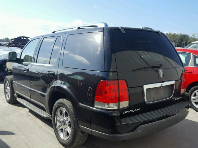 5LMEU68H84ZJ21201 - 2004 LINCOLN AVIATOR BLACK photo 3