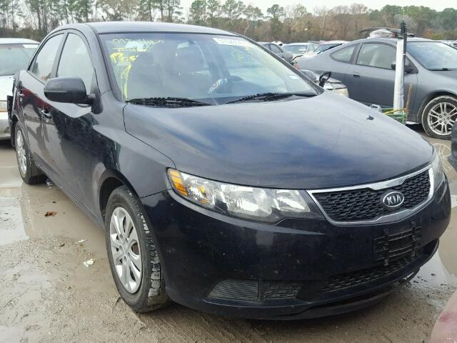 KNAFU4A29D5717119 - 2013 KIA FORTE EX BLACK photo 1