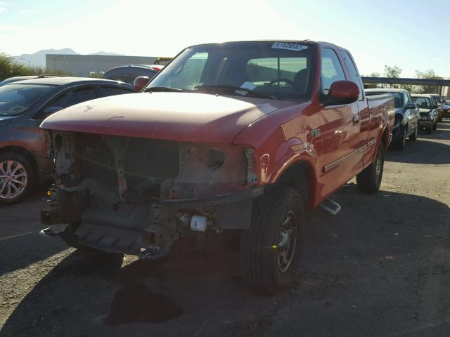 1FTEX18L5VNB30601 - 1997 FORD F150 RED photo 2