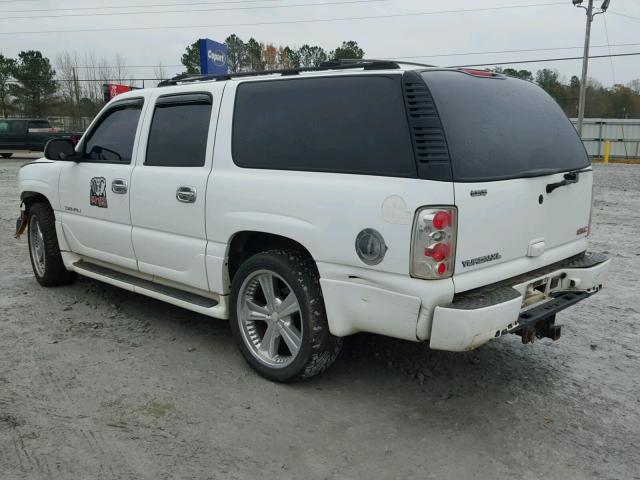 1GKFK66U93J339442 - 2003 GMC YUKON XL D WHITE photo 3