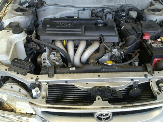 1NXBR12E2YZ378480 - 2000 TOYOTA COROLLA VE SILVER photo 7