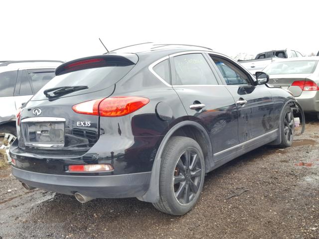 JNKAJ09F08M356458 - 2008 INFINITI EX35 BASE BLACK photo 4