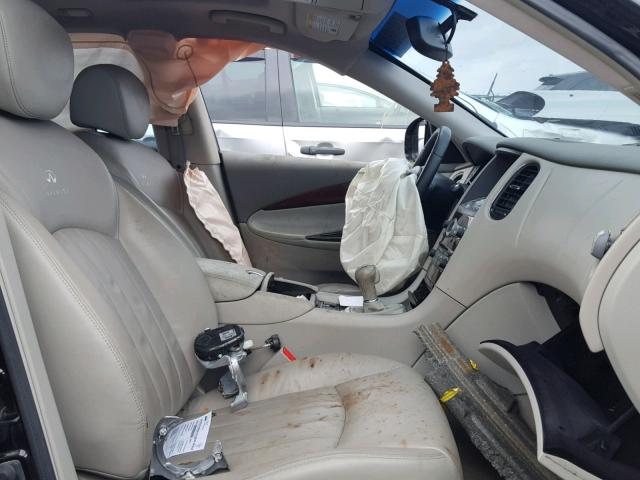 JNKAJ09F08M356458 - 2008 INFINITI EX35 BASE BLACK photo 5