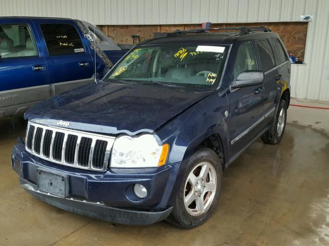 1J4HR58205C731278 - 2005 JEEP GRAND CHER BLUE photo 2