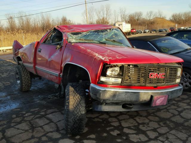 1GTDK14Z7MZ505187 - 1991 GMC SIERRA K15 RED photo 1