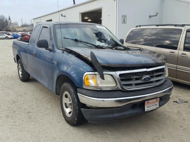 1FTZX17291NA67992 - 2001 FORD F150 TEAL photo 1