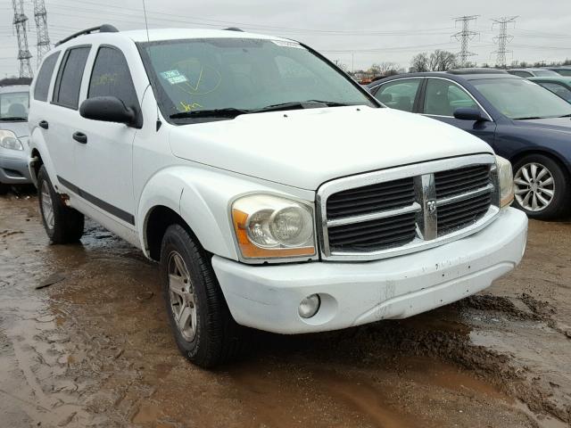 1D4HB48N46F125709 - 2006 DODGE DURANGO SL WHITE photo 1