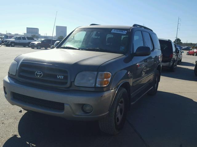 5TDZT34A84S236028 - 2004 TOYOTA SEQUOIA SR GRAY photo 2