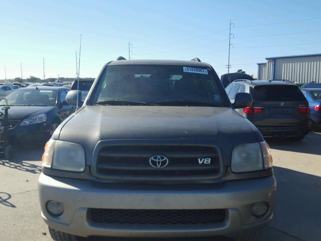 5TDZT34A84S236028 - 2004 TOYOTA SEQUOIA SR GRAY photo 9