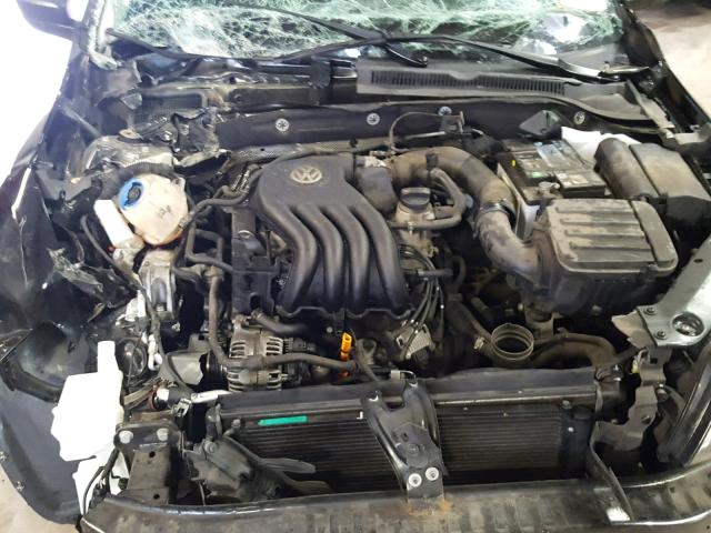 3VW1K7AJ9CM337621 - 2012 VOLKSWAGEN JETTA BASE BLACK photo 7