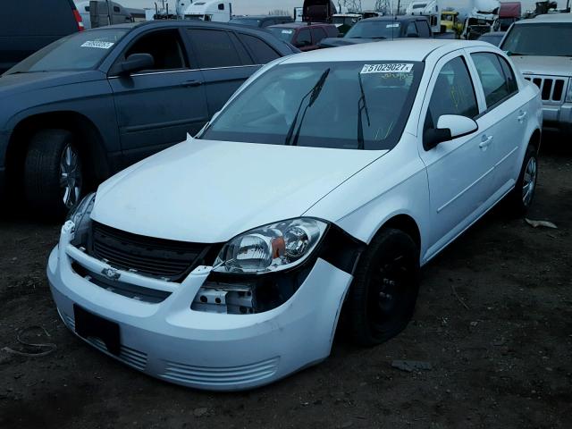 1G1AT58H497146191 - 2009 CHEVROLET COBALT LT WHITE photo 2