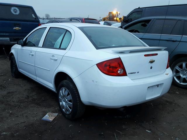 1G1AT58H497146191 - 2009 CHEVROLET COBALT LT WHITE photo 3