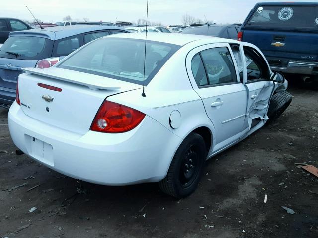 1G1AT58H497146191 - 2009 CHEVROLET COBALT LT WHITE photo 4