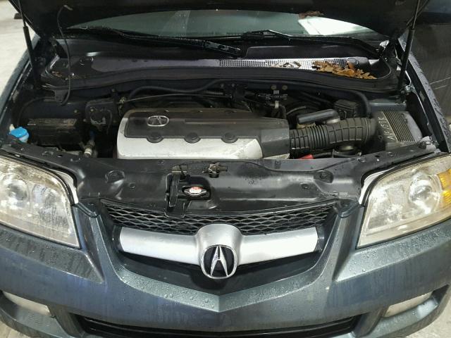 2HNYD18286H514549 - 2006 ACURA MDX GRAY photo 7