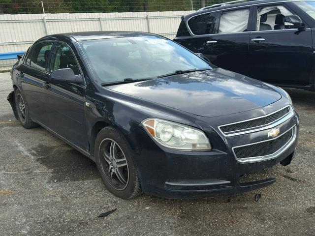 1G1ZH57B18F225291 - 2008 CHEVROLET MALIBU 1LT შავი ფოტო 1
