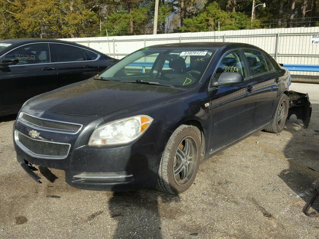 1G1ZH57B18F225291 - 2008 CHEVROLET MALIBU 1LT BLACK photo 2