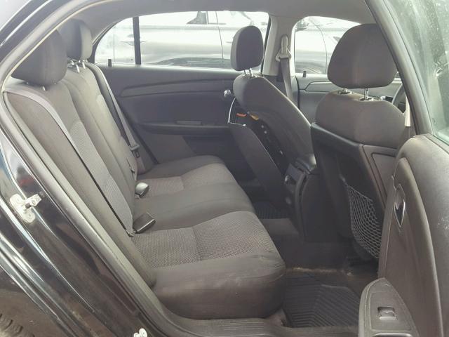1G1ZH57B18F225291 - 2008 CHEVROLET MALIBU 1LT შავი ფოტო 6