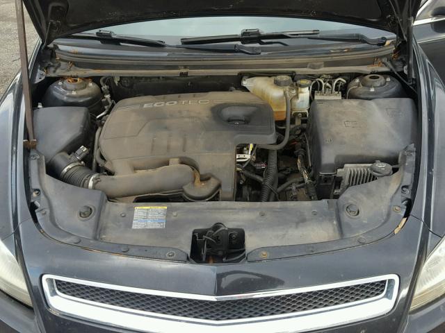 1G1ZH57B18F225291 - 2008 CHEVROLET MALIBU 1LT შავი ფოტო 7