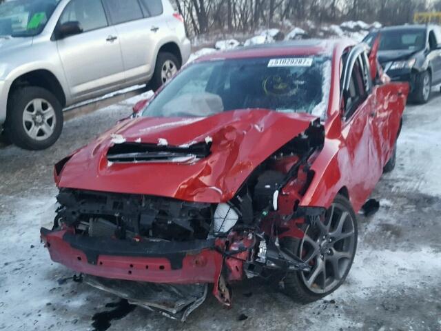 JM1BL1H41A1277782 - 2010 MAZDA SPEED 3 RED photo 2