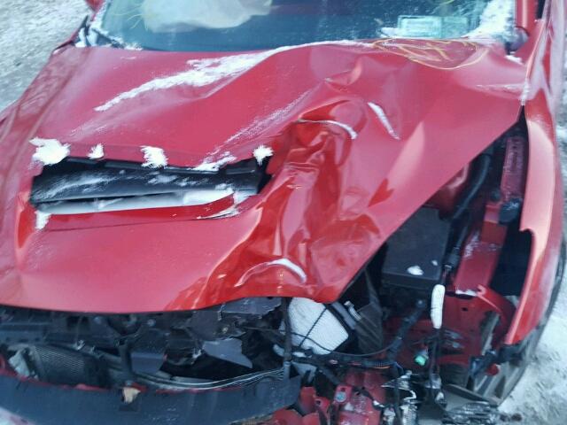 JM1BL1H41A1277782 - 2010 MAZDA SPEED 3 RED photo 7